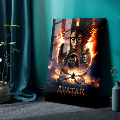 Flex Designs Metal Poster Avatar Fire and Ash Cinematic 24 x 36" Home Goods - Movie 2025 Movie Metal Poster