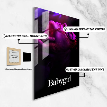 Flex Designs Metal Poster Babygirl 16 x 24" Home Goods - Movie 2024 Movie Metal Poster