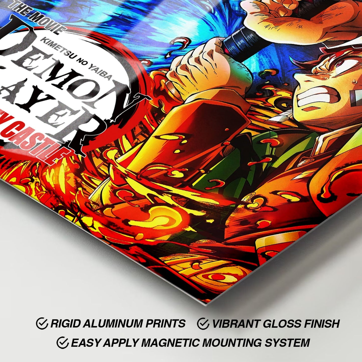 Flex Designs Metal Poster Demon Slayer Infinity Castle 11 x 17" Home Goods - Movie 2025 Movie Metal Poster