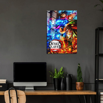 Flex Designs Metal Poster Demon Slayer Infinity Castle 24 x 36" Home Goods - Movie 2025 Movie Metal Poster