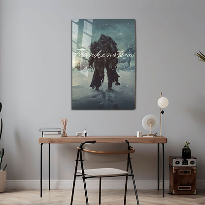 Flex Designs Metal Poster Frankenstein Theatrical 5 x 7" Home Goods - Movie 2025 Movie Metal Poster