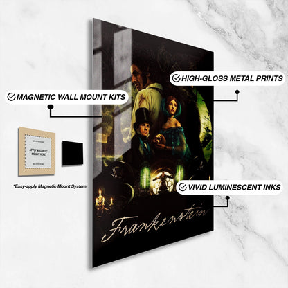 Flex Designs Metal Poster Frankenstein 16 x 24" Home Goods - Movie 2025 Movie Metal Poster