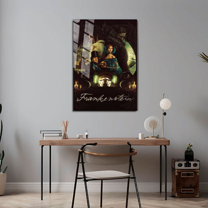 Flex Designs Metal Poster Frankenstein 5 x 7" Home Goods - Movie 2025 Movie Metal Poster