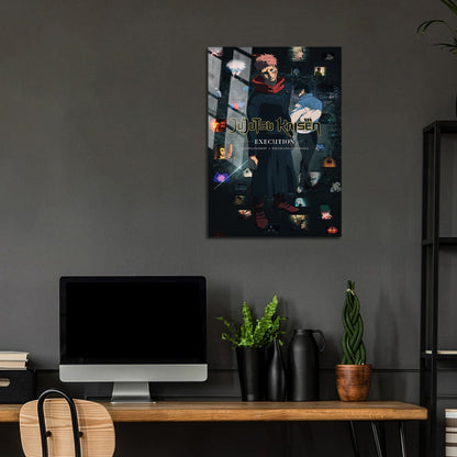 Flex Designs Metal Poster Jujutsu Kaisen Execution 24 x 36" Home Goods - Movie 2025 Movie Metal Poster