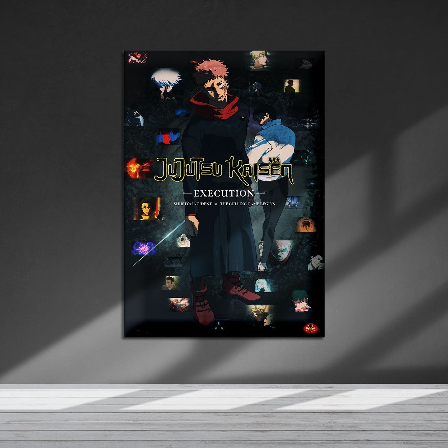 Flex Designs Metal Poster Jujutsu Kaisen Execution 5 x 7" Home Goods - Movie 2025 Movie Metal Poster