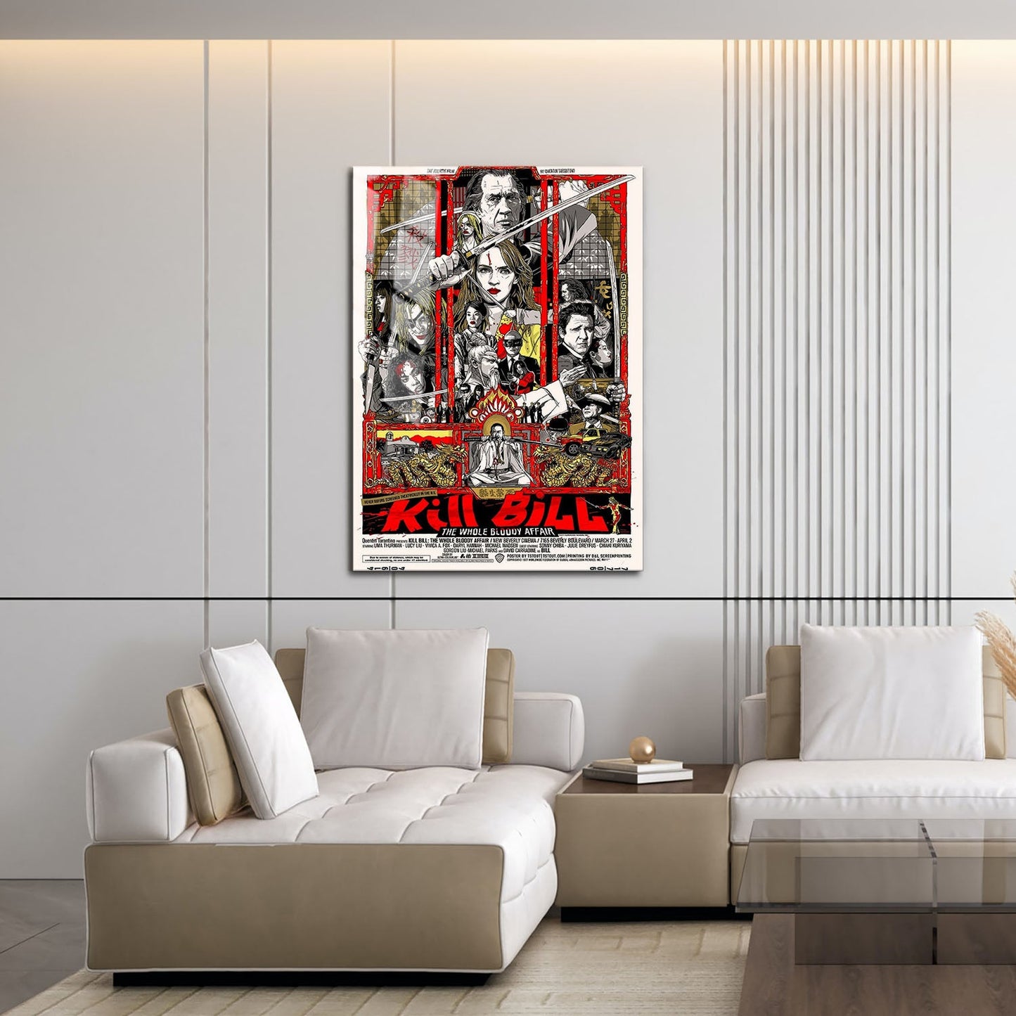 Flex Designs Metal Poster Kill Bill The Whole Bloody Affair Key Art 16 x 24" Home Goods - Movie 2011 Movie Metal Poster