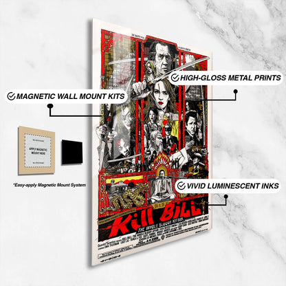 Flex Designs Metal Poster Kill Bill The Whole Bloody Affair Key Art 16 x 24" Home Goods - Movie 2011 Movie Metal Poster