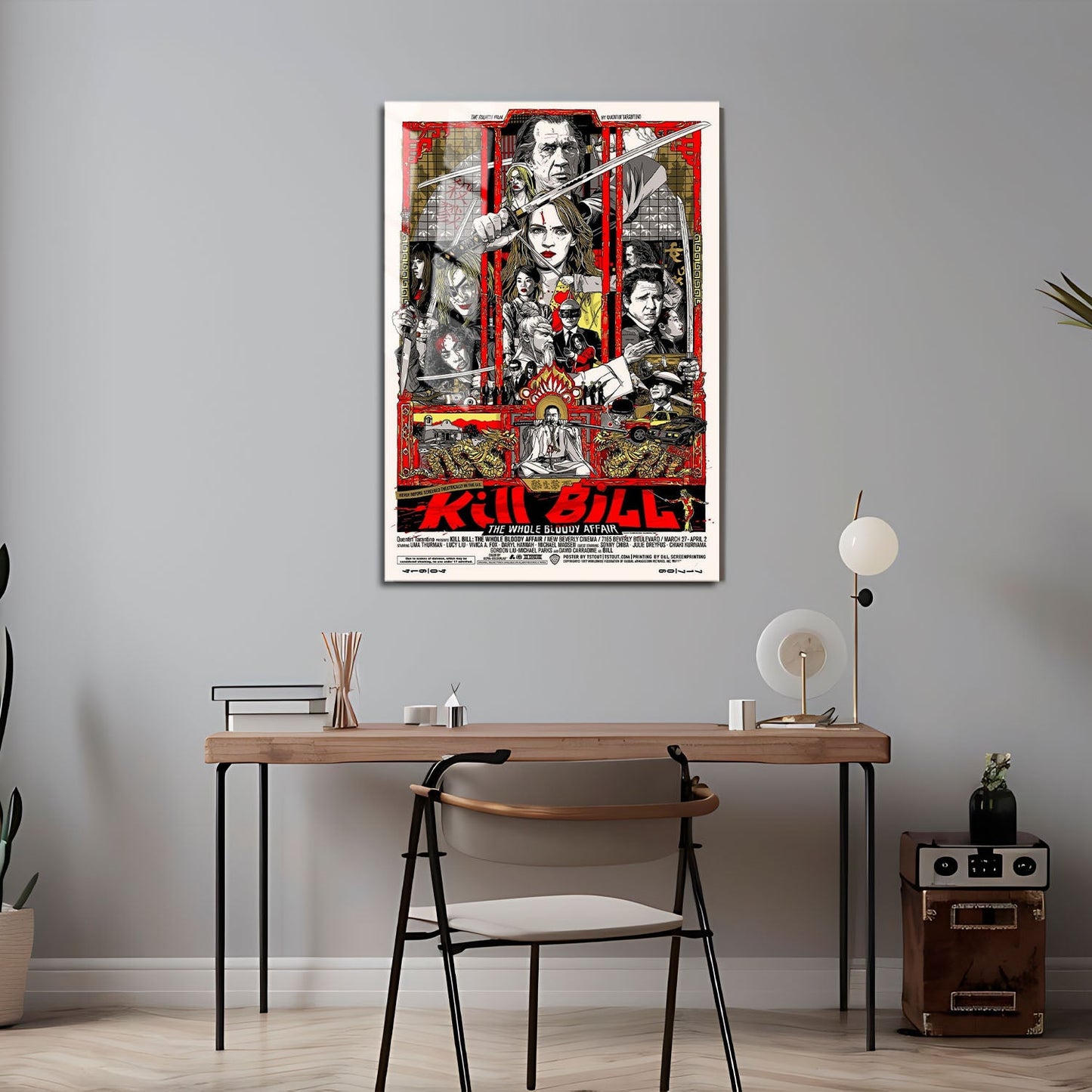 Flex Designs Metal Poster Kill Bill The Whole Bloody Affair Key Art 5 x 7" Home Goods - Movie 2011 Movie Metal Poster