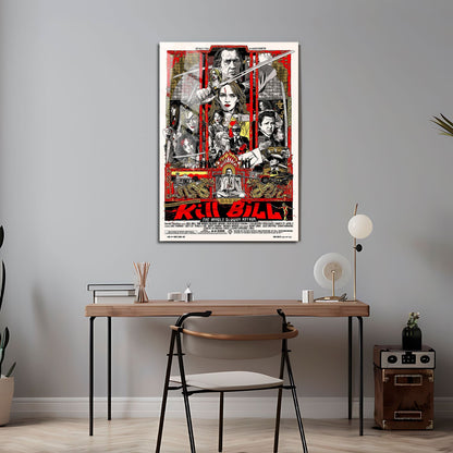 Flex Designs Metal Poster Kill Bill The Whole Bloody Affair Key Art 5 x 7" Home Goods - Movie 2011 Movie Metal Poster