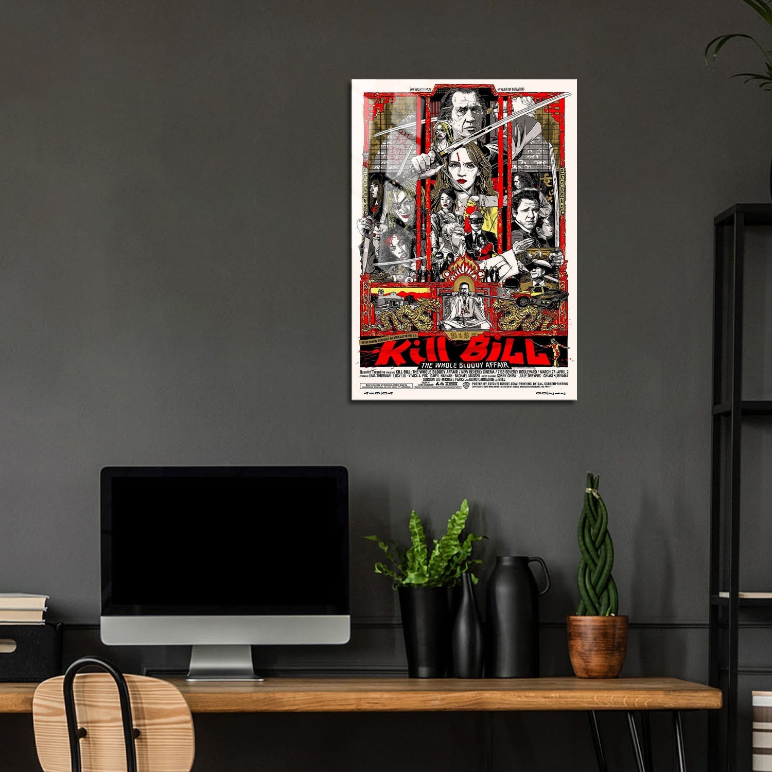 Flex Designs Metal Poster Kill Bill The Whole Bloody Affair Key Art 24 x 36" Home Goods - Movie 2011 Movie Metal Poster