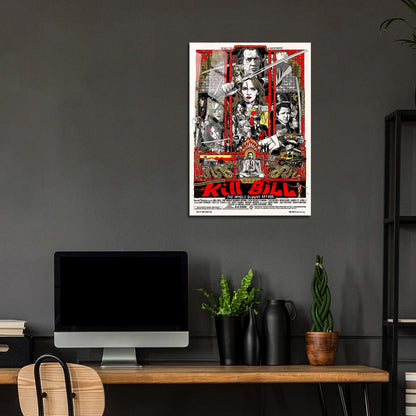 Flex Designs Metal Poster Kill Bill The Whole Bloody Affair Key Art 24 x 36" Home Goods - Movie 2011 Movie Metal Poster