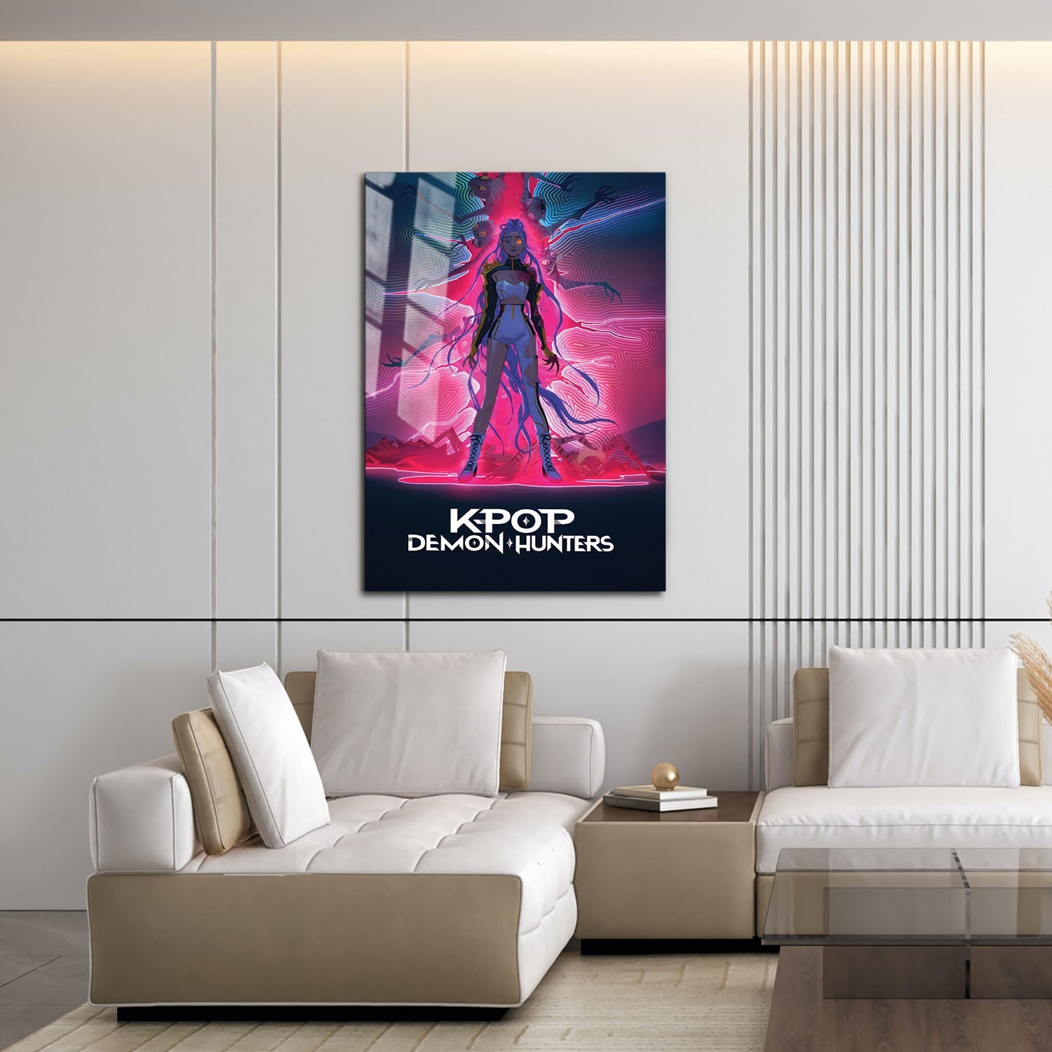 Flex Designs Metal Poster KPop Demon Hunters Alternate 16 x 24" Home Goods - Movie 2025 Movie Metal Poster
