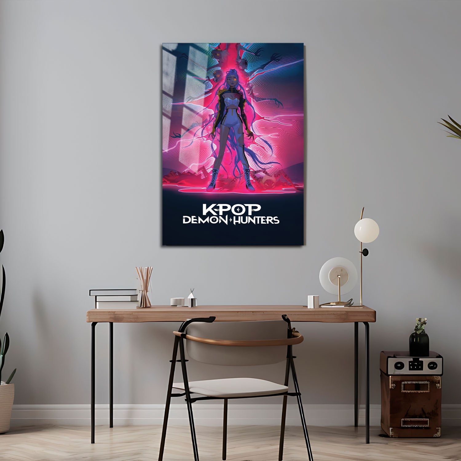 Flex Designs Metal Poster KPop Demon Hunters Alternate 5 x 7" Home Goods - Movie 2025 Movie Metal Poster