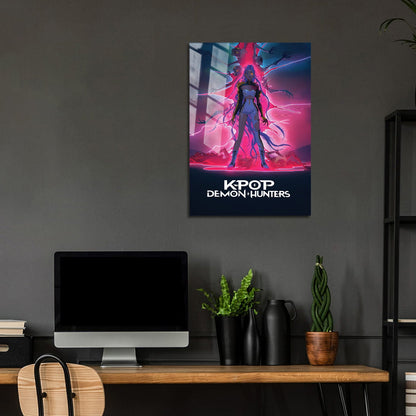 Flex Designs Metal Poster KPop Demon Hunters Alternate 24 x 36" Home Goods - Movie 2025 Movie Metal Poster