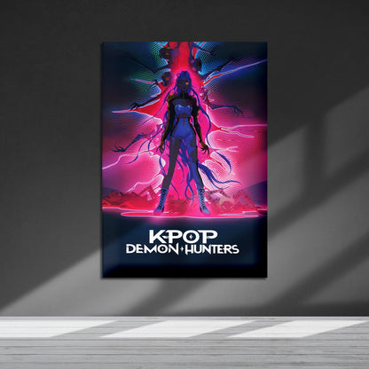 Flex Designs Metal Poster KPop Demon Hunters Alternate 5 x 7" Home Goods - Movie 2025 Movie Metal Poster