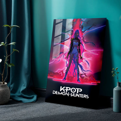 Flex Designs Metal Poster KPop Demon Hunters Alternate 24 x 36" Home Goods - Movie 2025 Movie Metal Poster