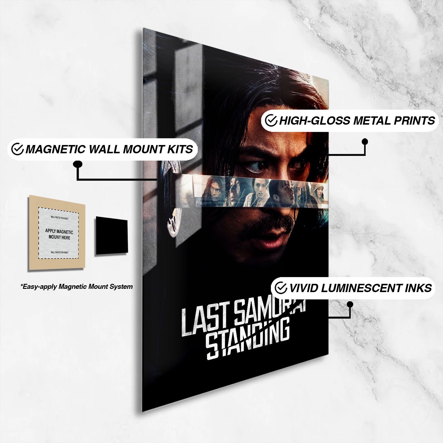 Flex Designs Metal Poster Last Samurai Standing 16 x 24" Home Goods - TV Show 2025 TV Show Metal Poster