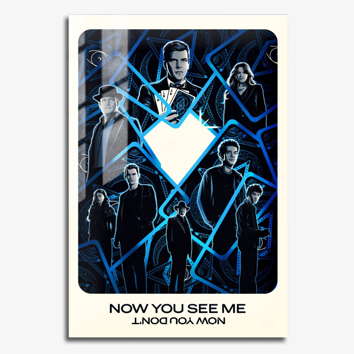 Flex Designs Metal Poster Now You See Me Now You Don't Theatrical 11 x 17" Home Goods - Movie 2025 Movie Metal Poster
