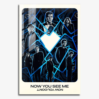 Flex Designs Metal Poster Now You See Me Now You Don't Theatrical 11 x 17" Home Goods - Movie 2025 Movie Metal Poster
