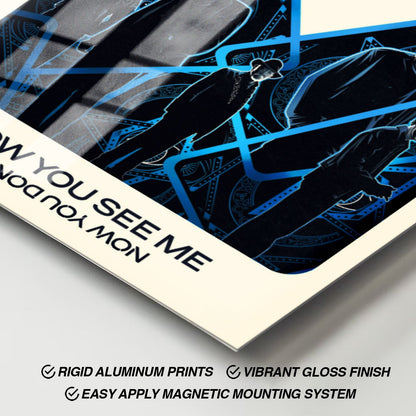 Flex Designs Metal Poster Now You See Me Now You Don't Theatrical 11 x 17" Home Goods - Movie 2025 Movie Metal Poster