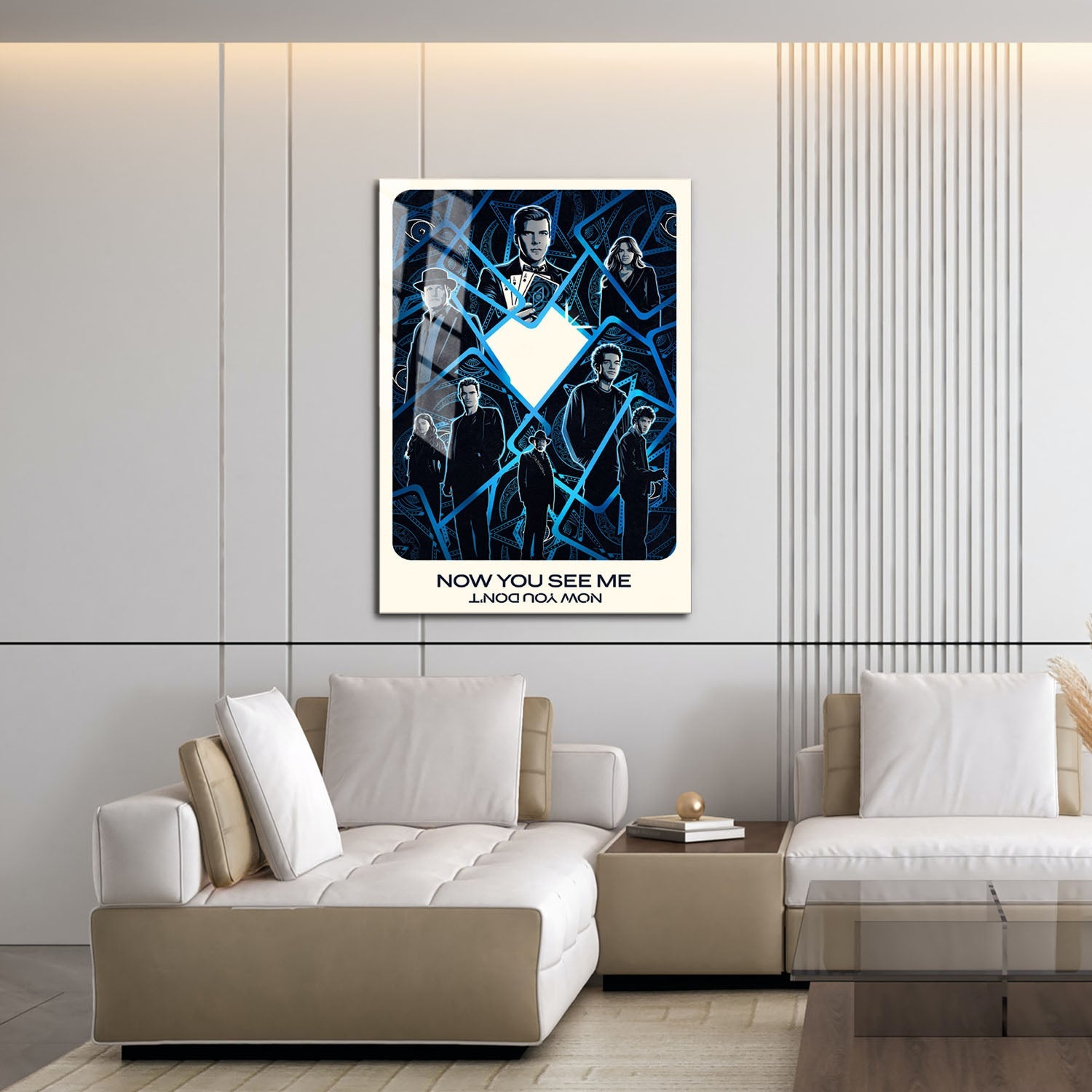 Flex Designs Metal Poster Now You See Me Now You Don't Theatrical 16 x 24" Home Goods - Movie 2025 Movie Metal Poster