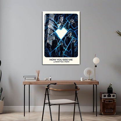 Flex Designs Metal Poster Now You See Me Now You Don't Theatrical 5 x 7" Home Goods - Movie 2025 Movie Metal Poster