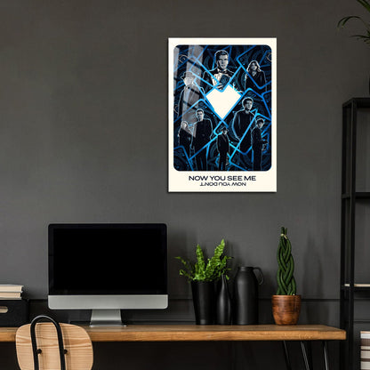 Flex Designs Metal Poster Now You See Me Now You Don't Theatrical 24 x 36" Home Goods - Movie 2025 Movie Metal Poster