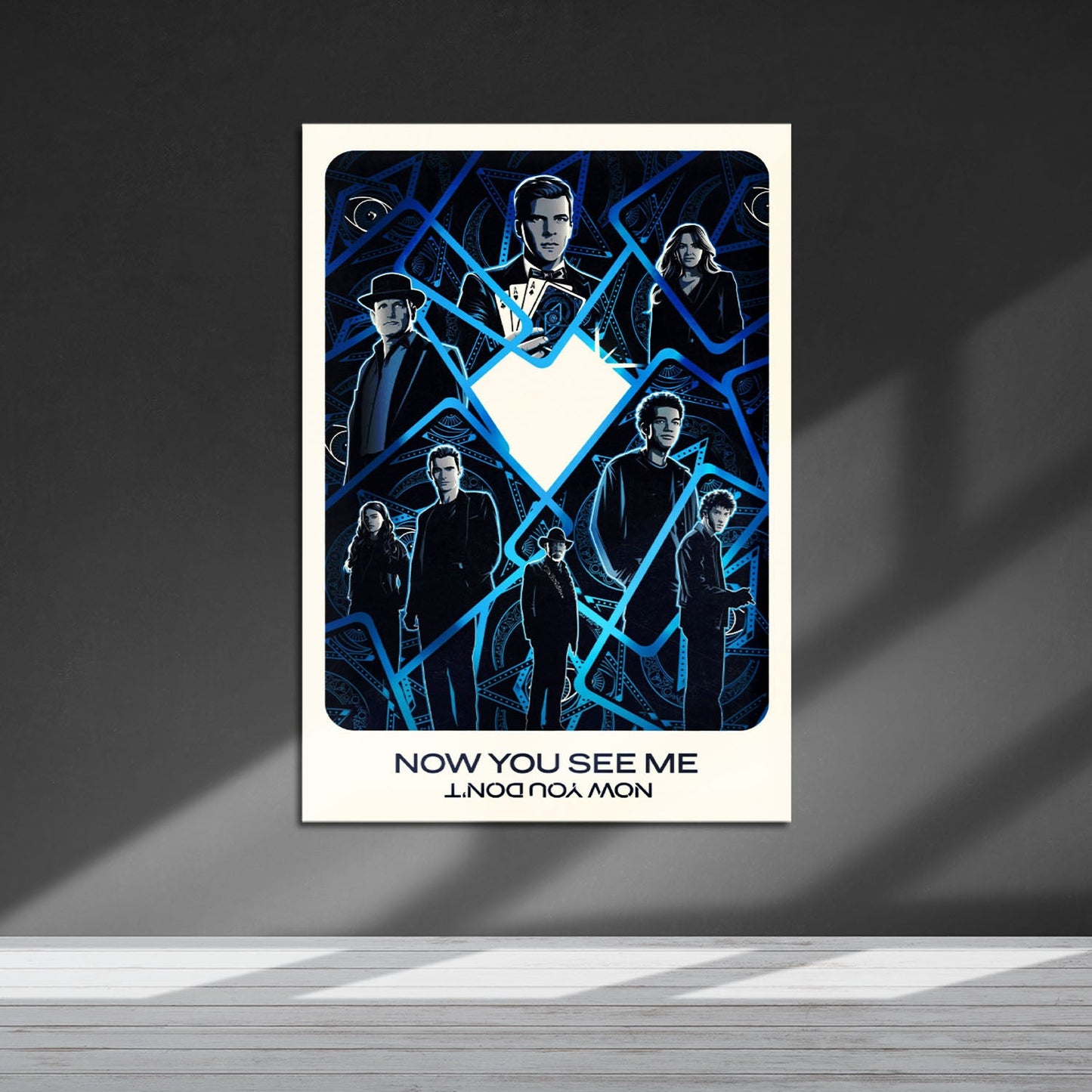 Flex Designs Metal Poster Now You See Me Now You Don't Theatrical 5 x 7" Home Goods - Movie 2025 Movie Metal Poster