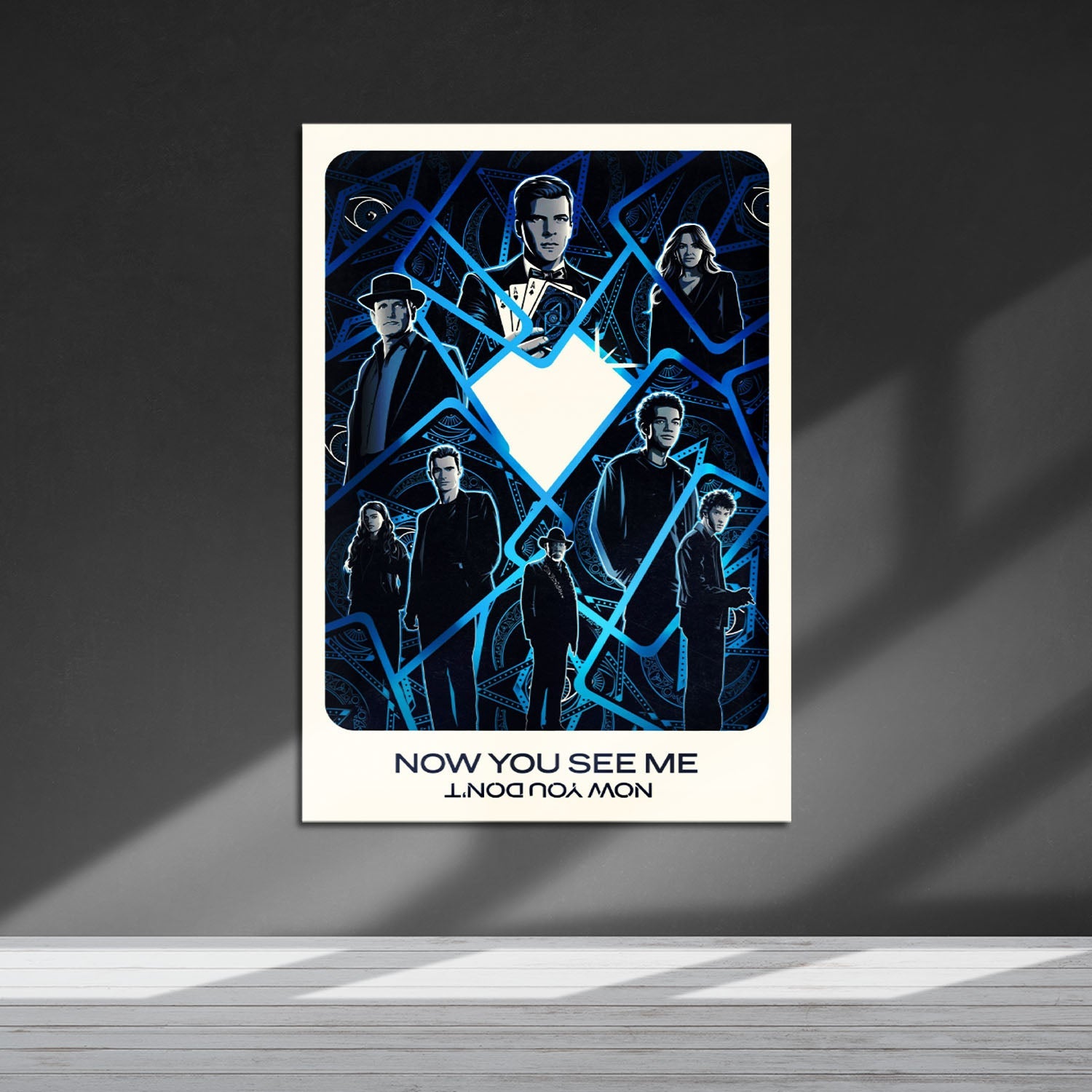 Flex Designs Metal Poster Now You See Me Now You Don't Theatrical 5 x 7" Home Goods - Movie 2025 Movie Metal Poster