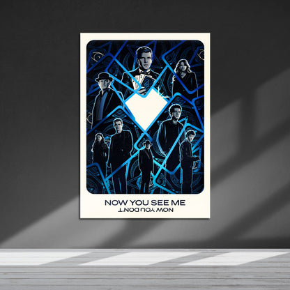 Flex Designs Metal Poster Now You See Me Now You Don't Theatrical 5 x 7" Home Goods - Movie 2025 Movie Metal Poster