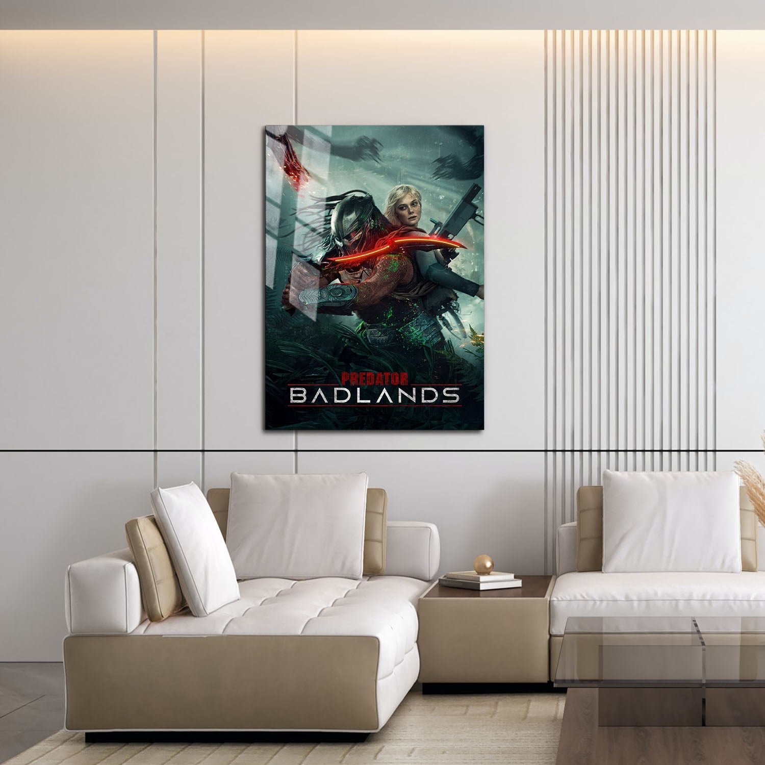 Flex Designs Metal Poster Predator Badlands Alternate 16 x 24" Home Goods - Movie 2025 Movie Metal Poster