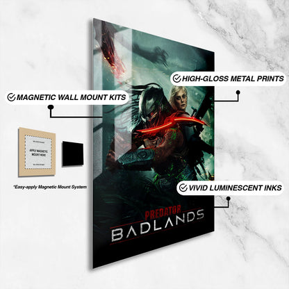 Flex Designs Metal Poster Predator Badlands Alternate 16 x 24" Home Goods - Movie 2025 Movie Metal Poster