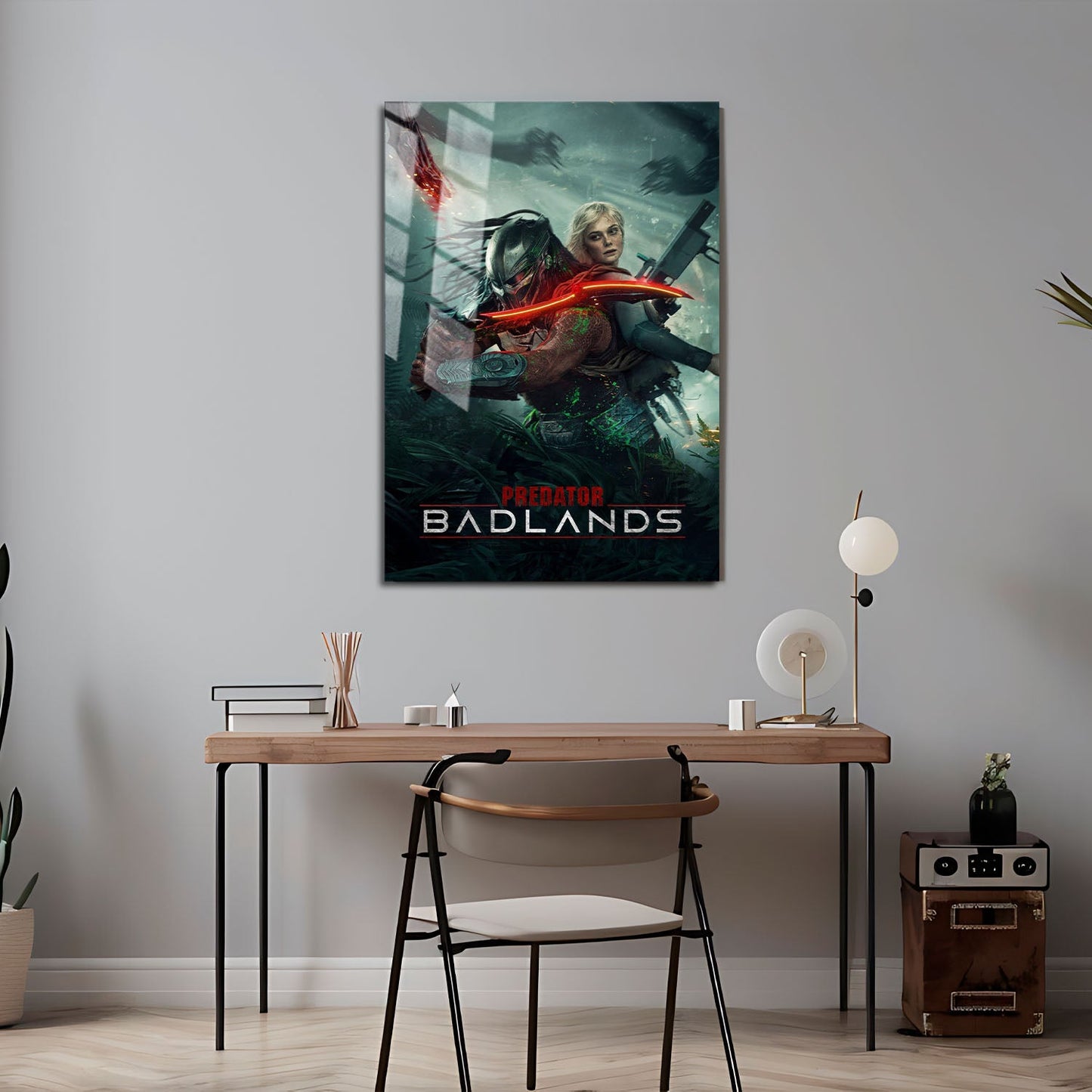 Flex Designs Metal Poster Predator Badlands Alternate 5 x 7" Home Goods - Movie 2025 Movie Metal Poster