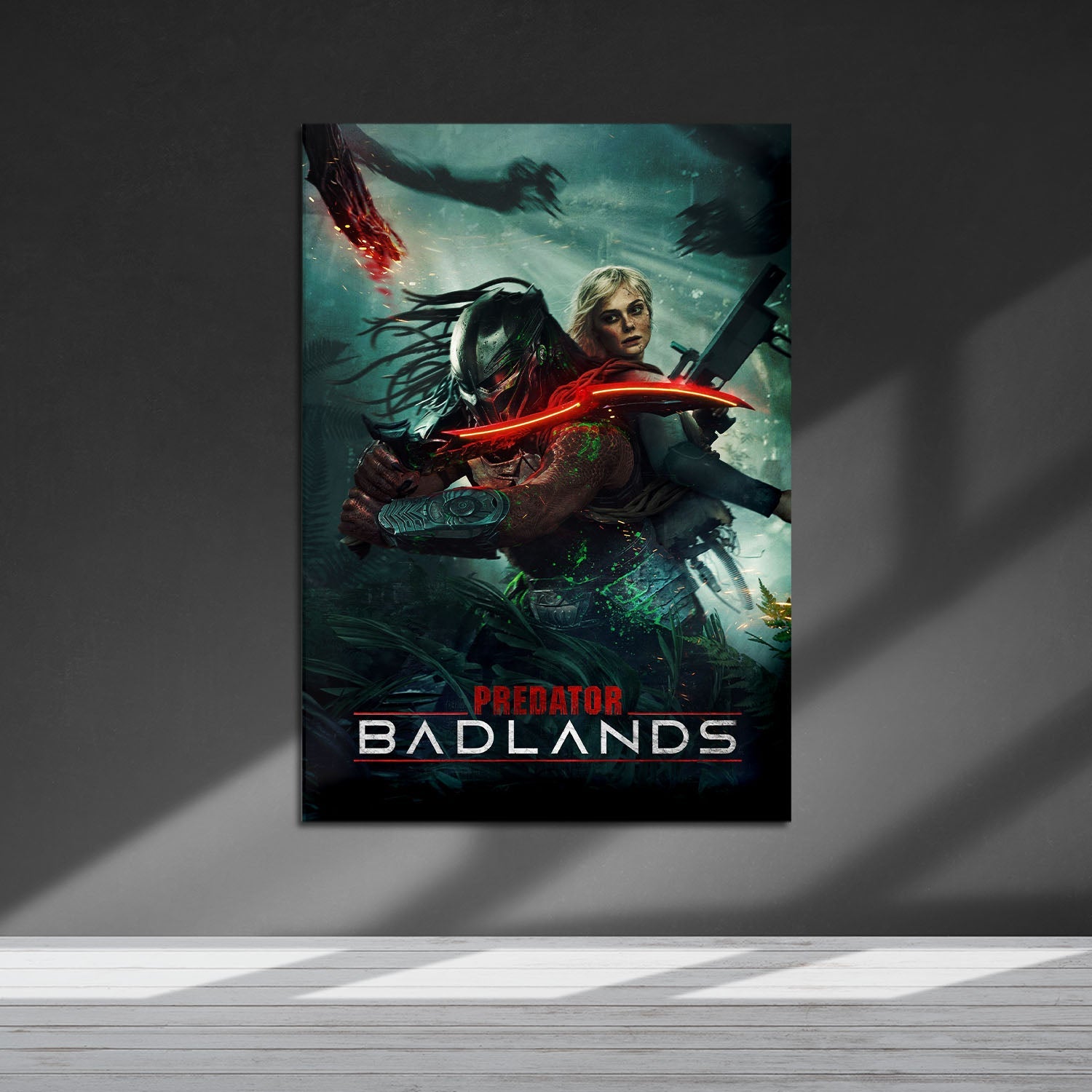 Flex Designs Metal Poster Predator Badlands Alternate 5 x 7" Home Goods - Movie 2025 Movie Metal Poster