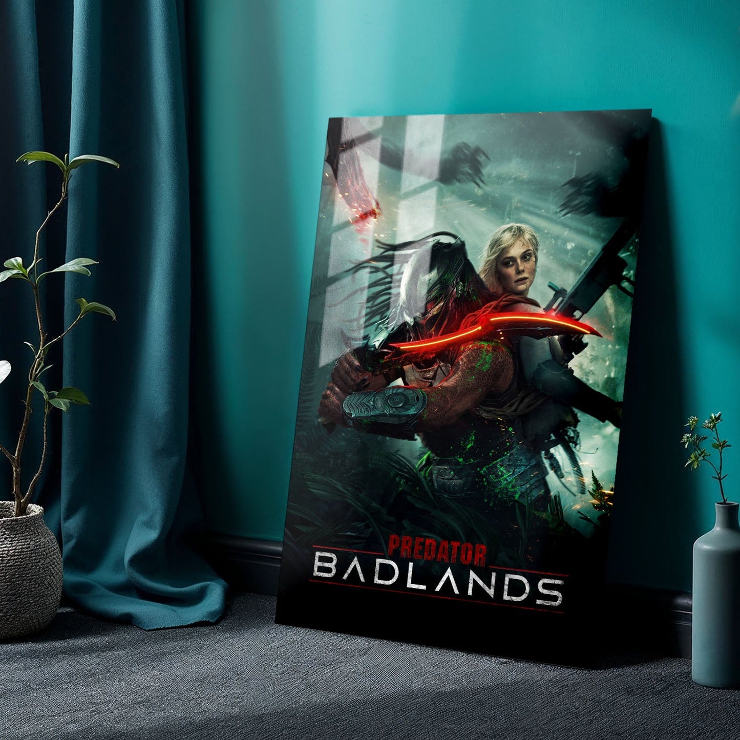 Flex Designs Metal Poster Predator Badlands Alternate 24 x 36" Home Goods - Movie 2025 Movie Metal Poster