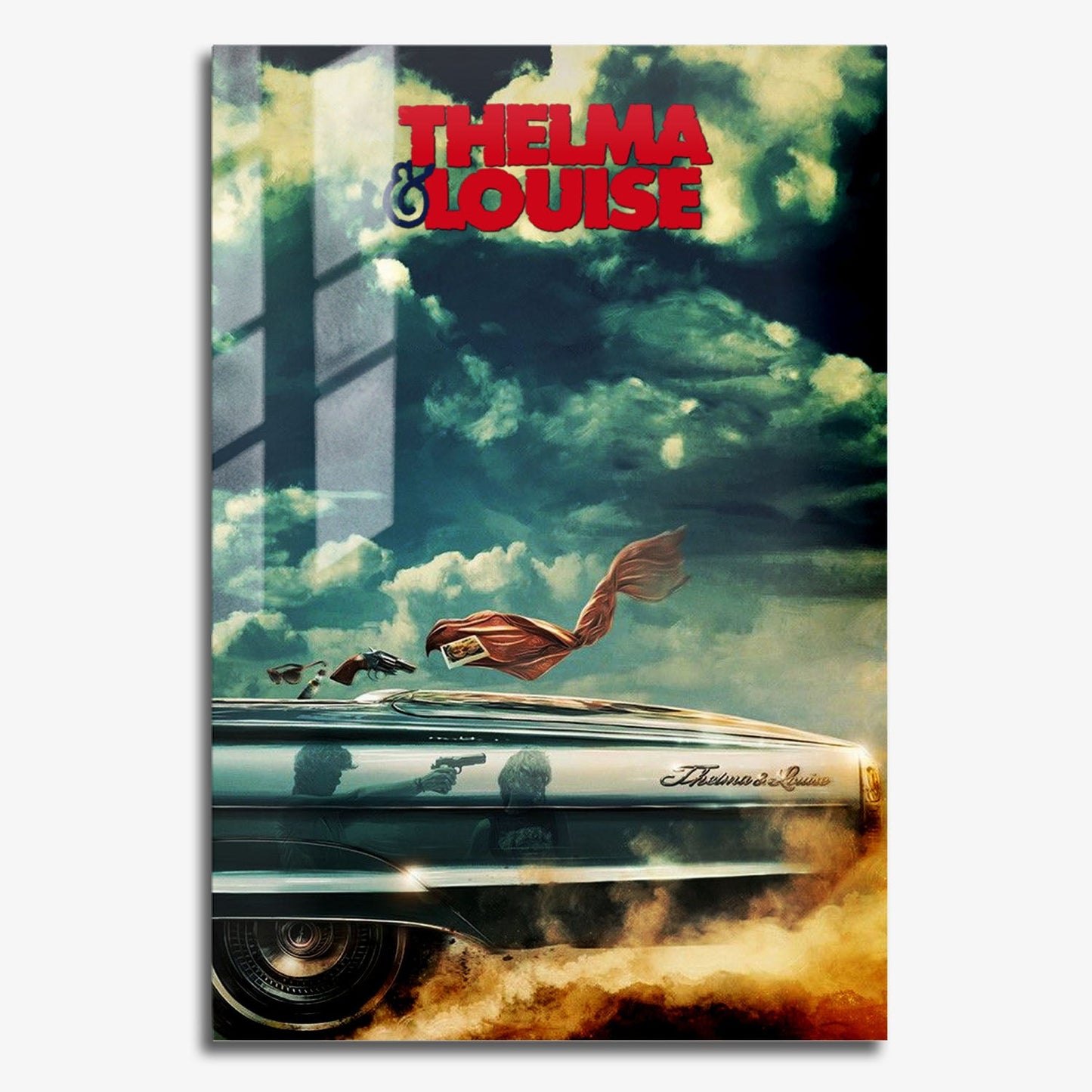 Flex Designs Metal Poster Thelma & Louise 11 x 17" Home Goods - Movie 1991 Movie Metal Poster