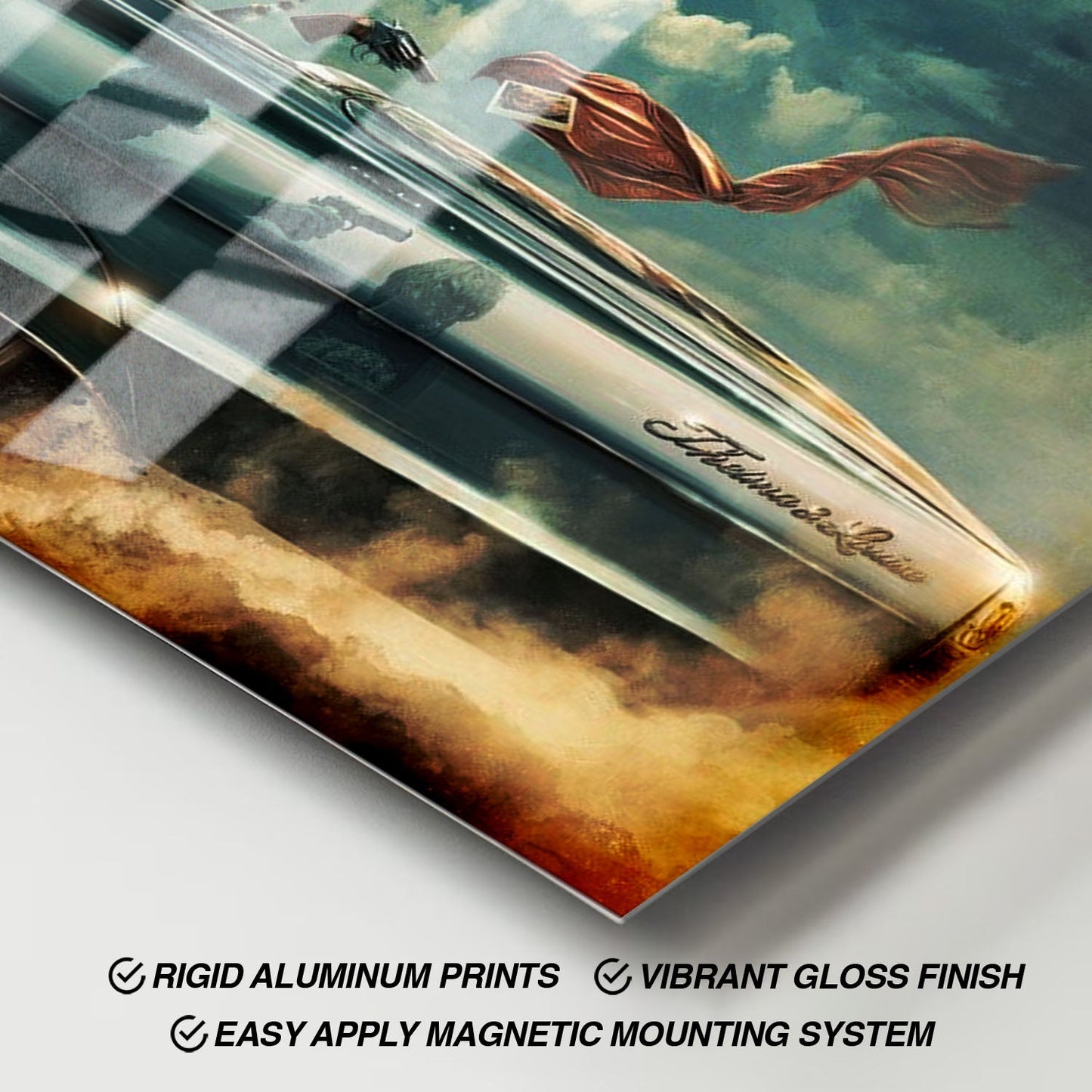 Flex Designs Metal Poster Thelma & Louise 11 x 17" Home Goods - Movie 1991 Movie Metal Poster