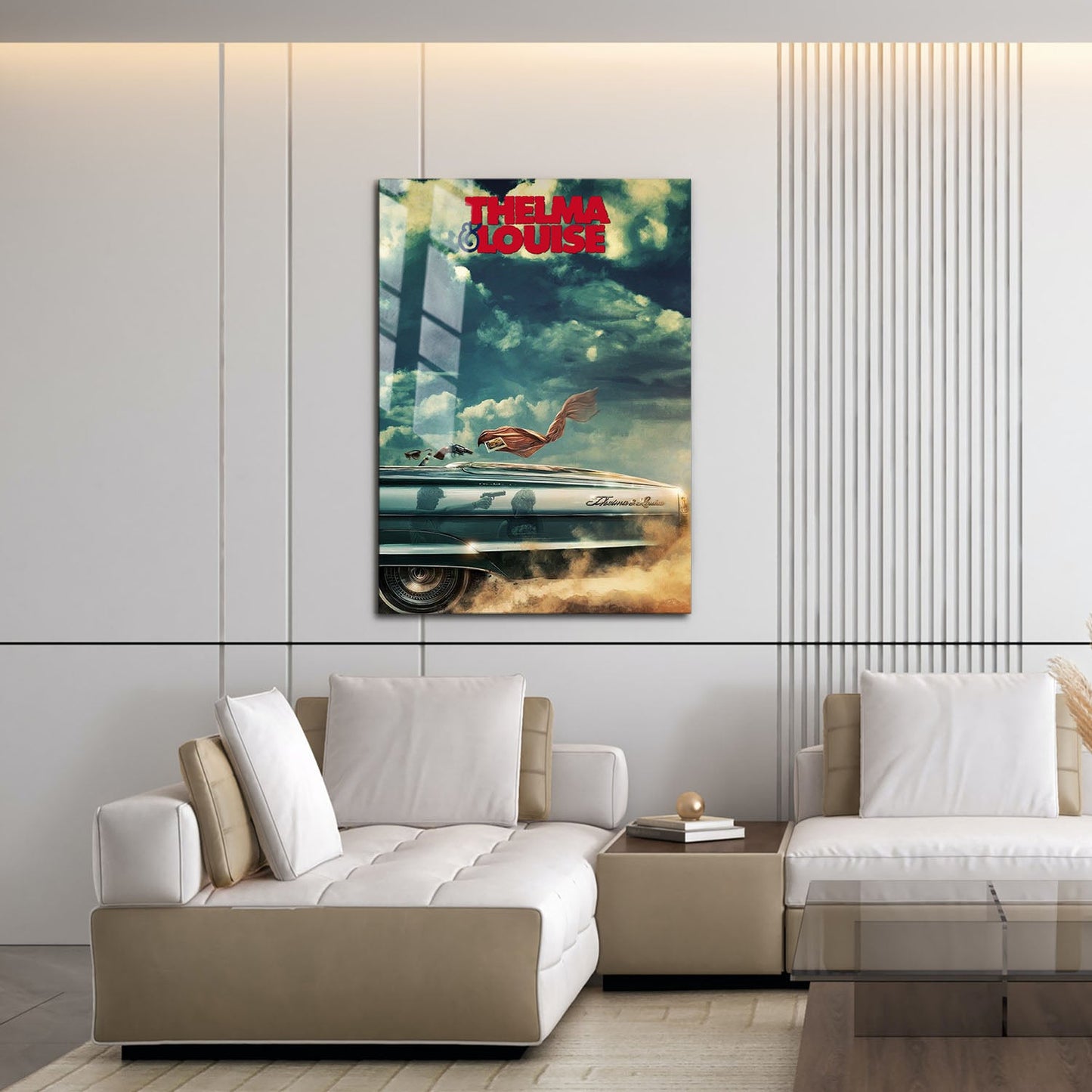 Flex Designs Metal Poster Thelma & Louise 16 x 24" Home Goods - Movie 1991 Movie Metal Poster