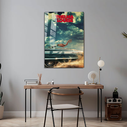 Flex Designs Metal Poster Thelma & Louise 5 x 7" Home Goods - Movie 1991 Movie Metal Poster