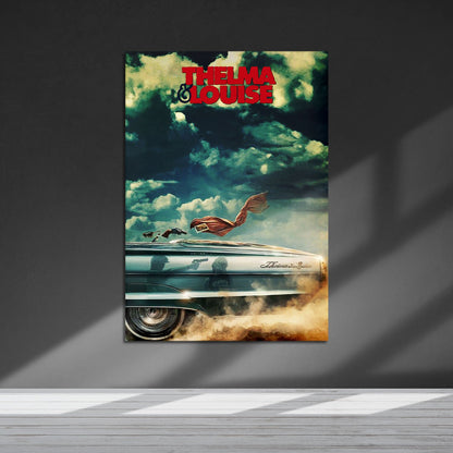 Flex Designs Metal Poster Thelma & Louise 5 x 7" Home Goods - Movie 1991 Movie Metal Poster