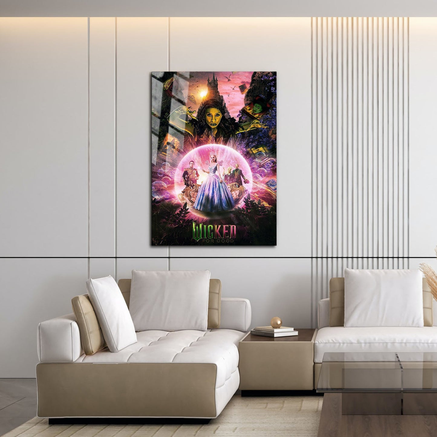 Flex Designs Metal Poster Wicked For Good Cinematic 16 x 24" Home Goods - Movie 2025 Movie Metal Poster