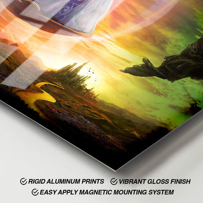 Flex Designs Metal Poster Wicked For Good Textless 11 x 17" Home Goods - Movie 2025 Movie Metal Poster