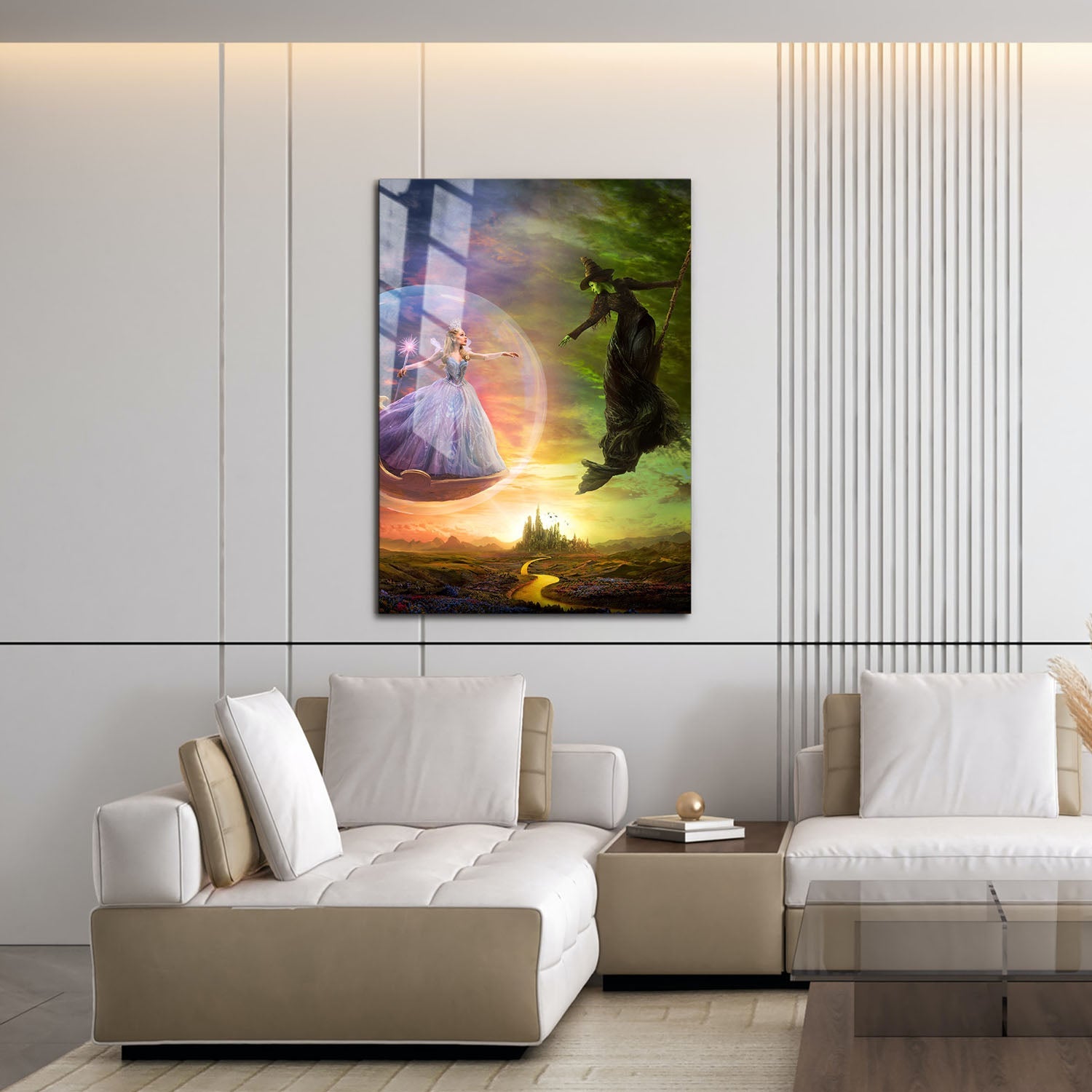 Flex Designs Metal Poster Wicked For Good Textless 16 x 24" Home Goods - Movie 2025 Movie Metal Poster