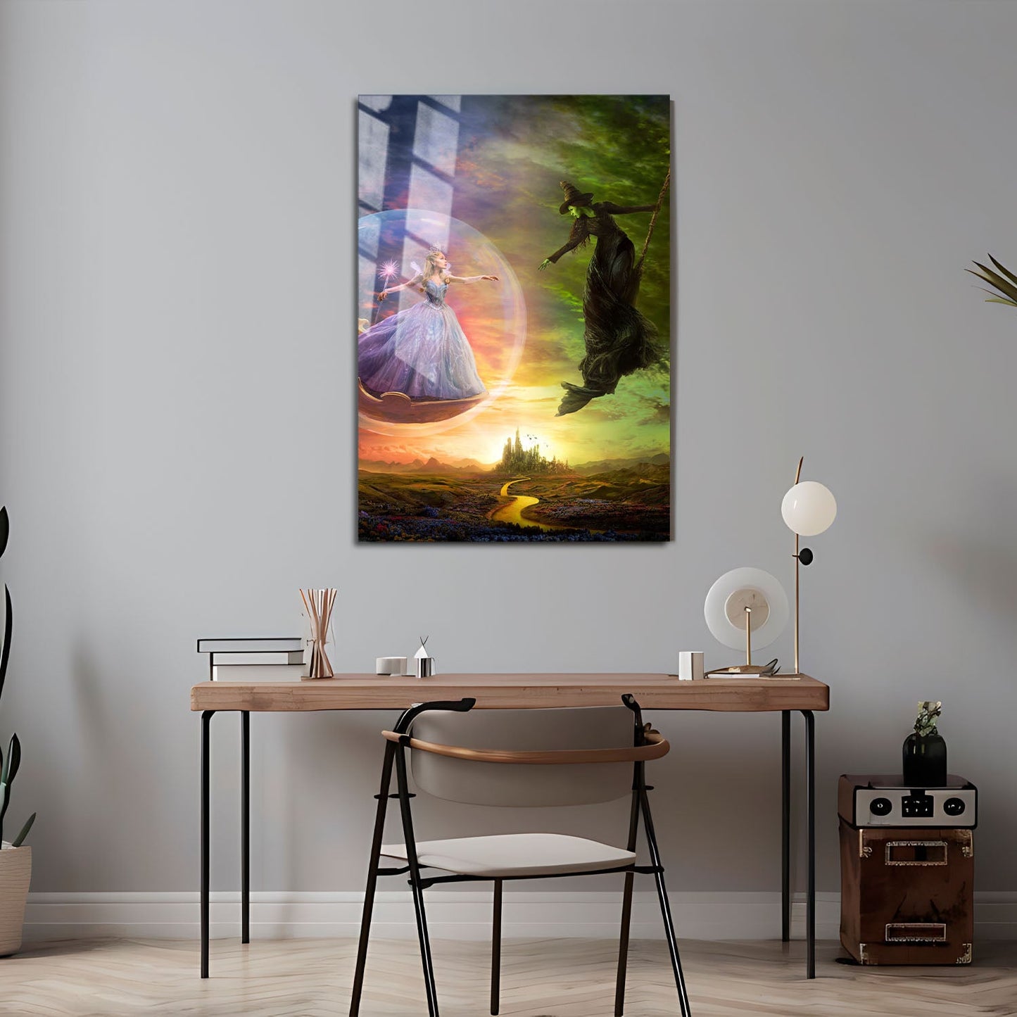 Flex Designs Metal Poster Wicked For Good Textless 5 x 7" Home Goods - Movie 2025 Movie Metal Poster