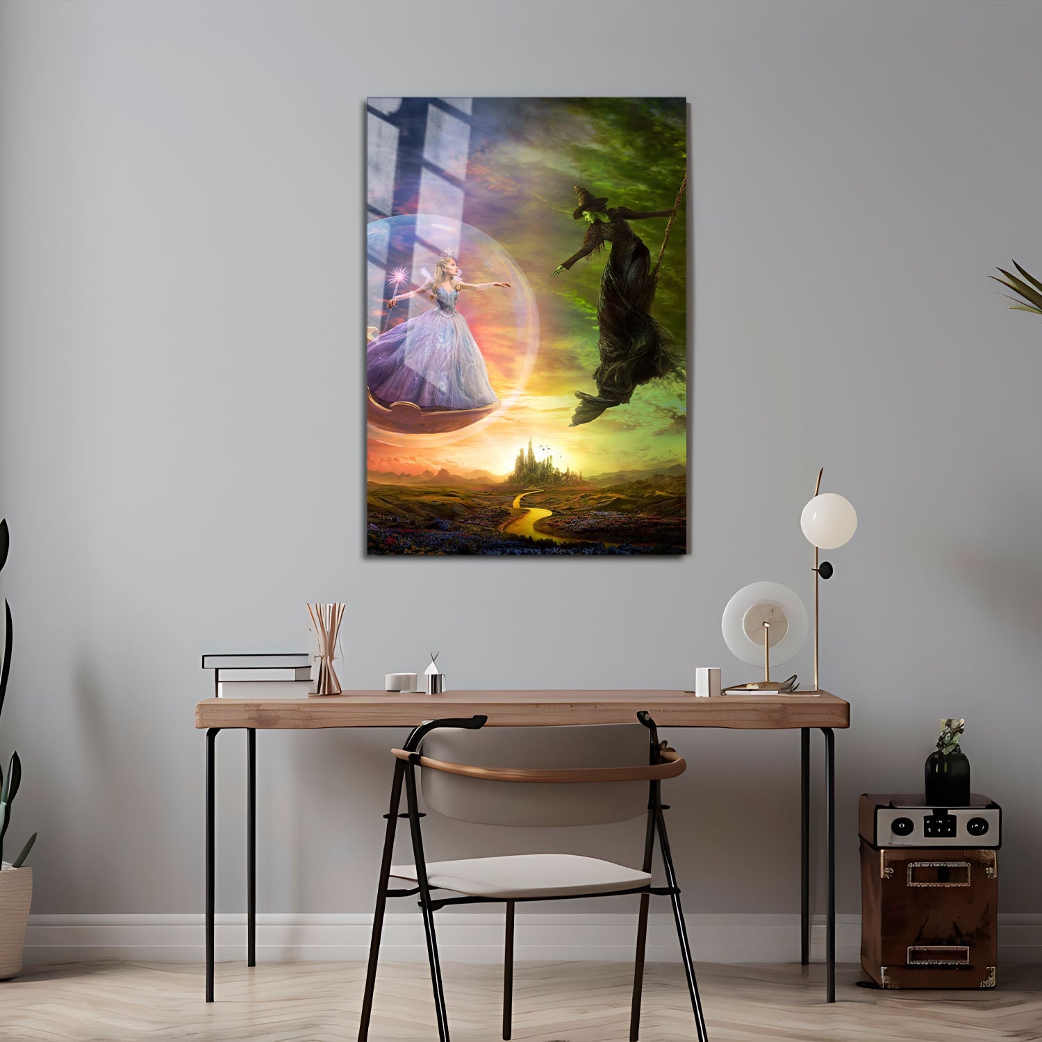 Flex Designs Metal Poster Wicked For Good Textless 5 x 7" Home Goods - Movie 2025 Movie Metal Poster