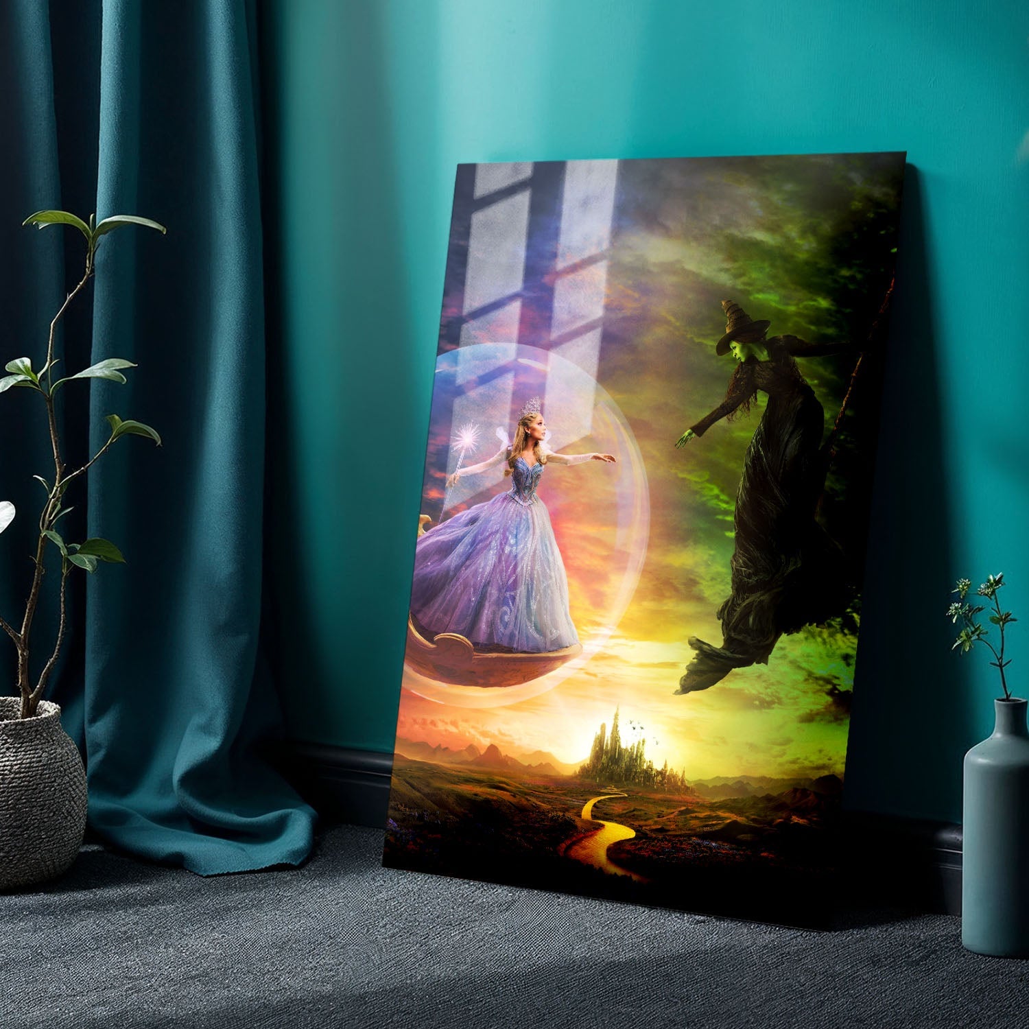 Flex Designs Metal Poster Wicked For Good Textless 24 x 36" Home Goods - Movie 2025 Movie Metal Poster