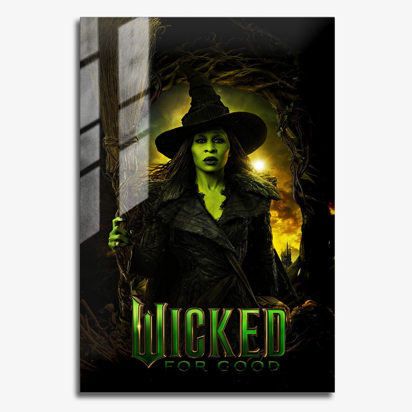 Flex Designs Metal Poster Wicked For Good Elphaba 11 x 17" Home Goods - Movie 2025 Movie Metal Poster