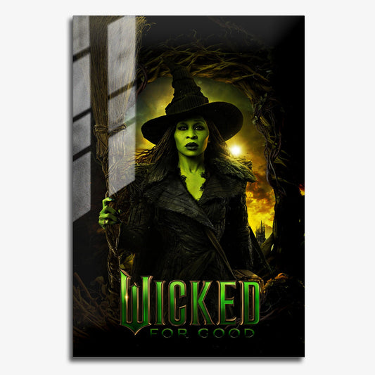 Flex Designs Metal Poster Wicked For Good Elphaba 11 x 17" Home Goods - Movie 2025 Movie Metal Poster