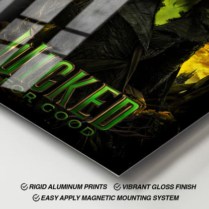 Flex Designs Metal Poster Wicked For Good Elphaba 11 x 17" Home Goods - Movie 2025 Movie Metal Poster