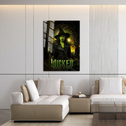 Flex Designs Metal Poster Wicked For Good Elphaba 16 x 24" Home Goods - Movie 2025 Movie Metal Poster